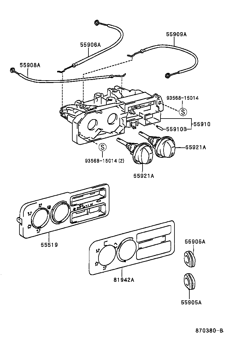 87201-16170 DUCT SUB-ASSY, AIR, NO.1 product image