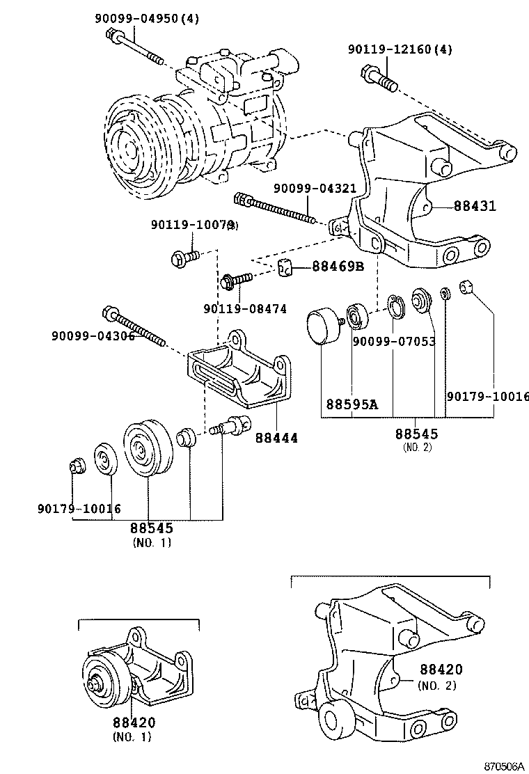 88412-26060 ROTOR SUB-ASSY, MAGNET CLUTCH product image