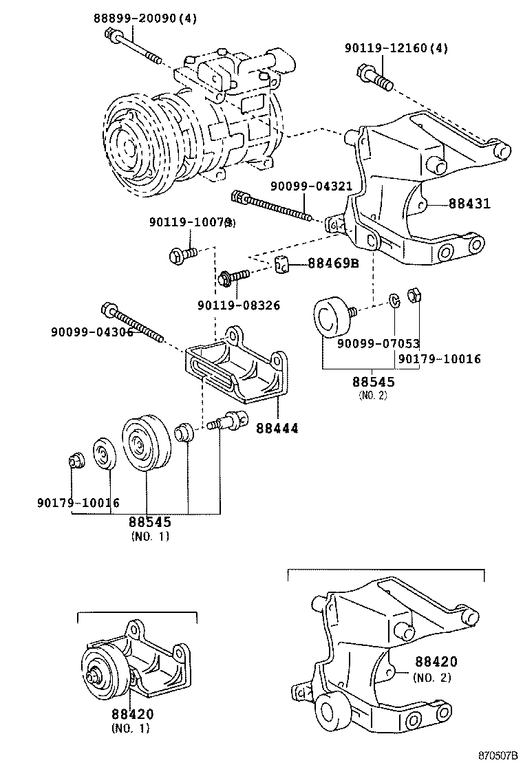 88412-26060 ROTOR SUB-ASSY, MAGNET CLUTCH product image