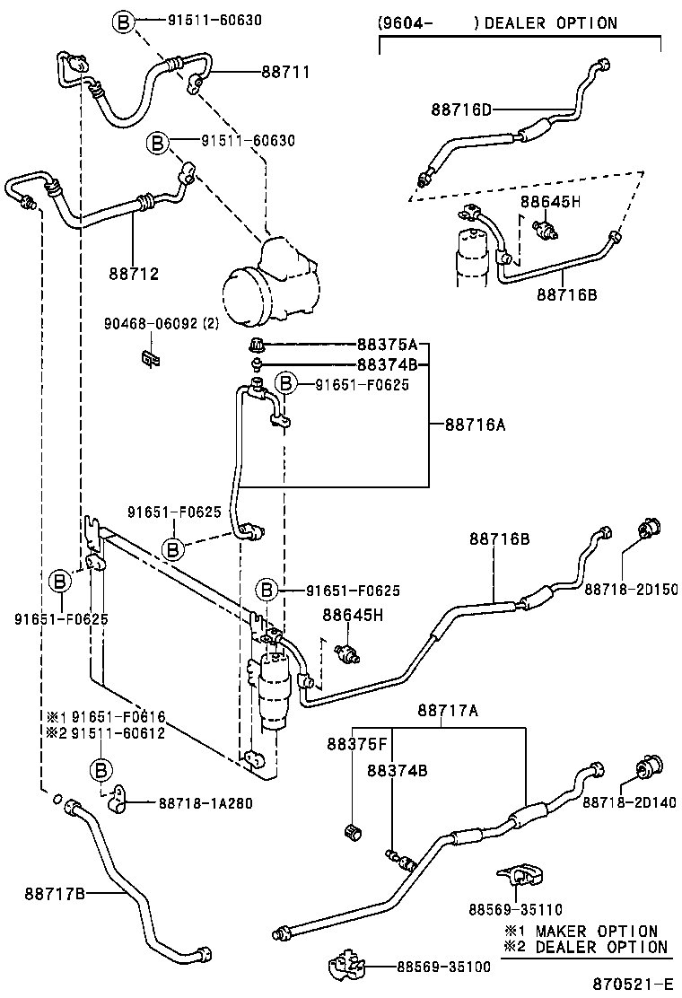 88453-60010 FAN, COOLING (FOR CONDENSER) product image