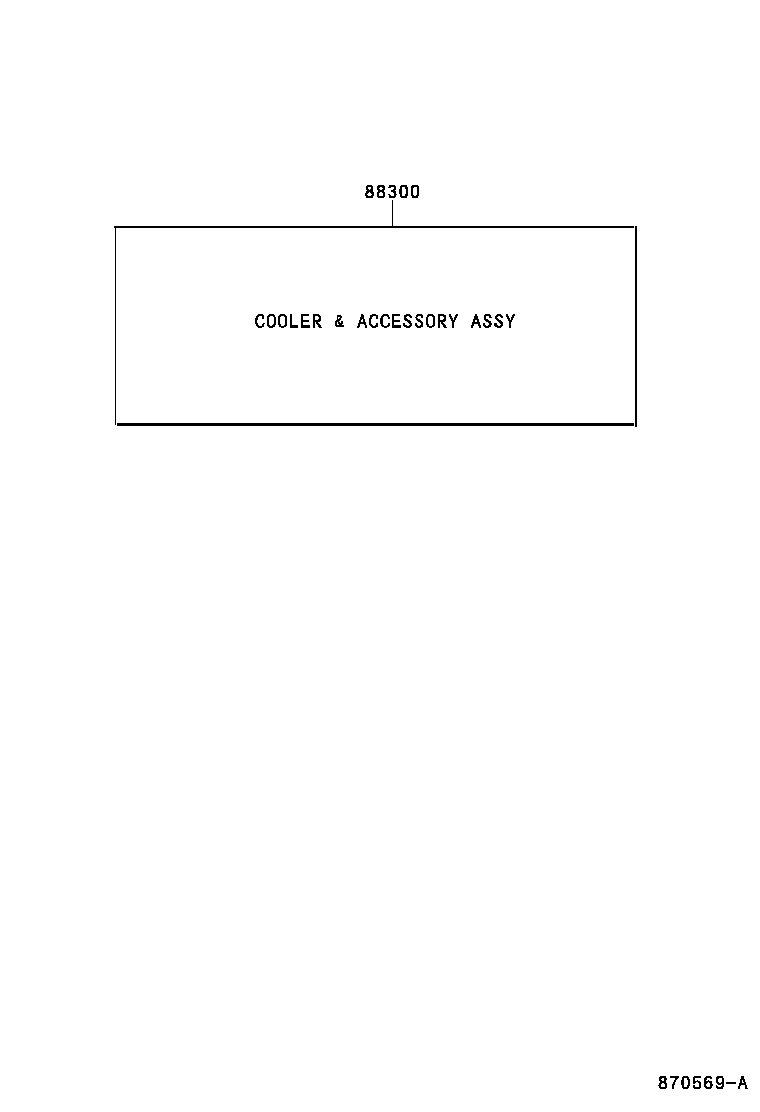 88300-0B070 COOLER & ACCESSORY ASSY product image