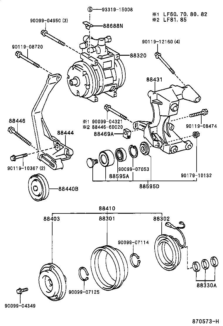 88440-0B020 PULLEY ASSY, IDLE product image