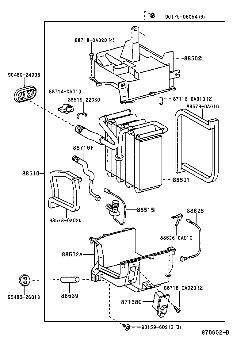88515-0A010 VALVE, COOLER EXPANSION product image