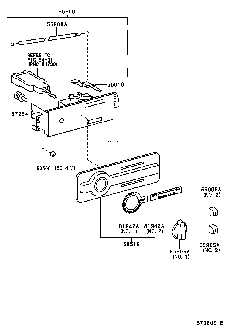 55835-0A010 DUCT, HEATER TO REGISTER, CENTER product image