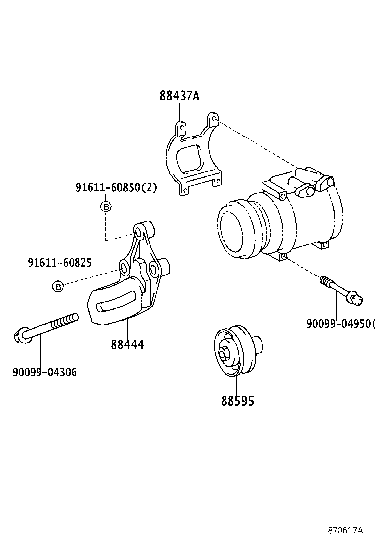 88320-28330 COMPRESSOR ASSY, COOLER product image