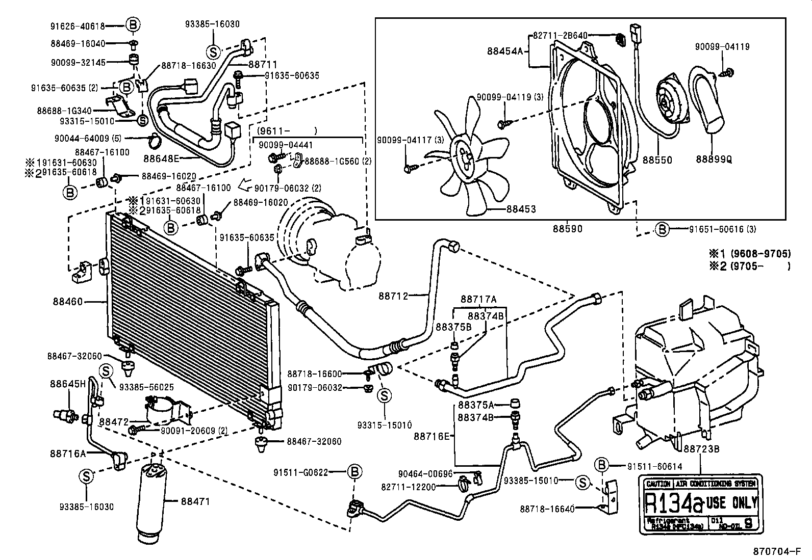 88712-16481 HOSE, COOLER REFRIGERANT SUCTION, NO.1 product image