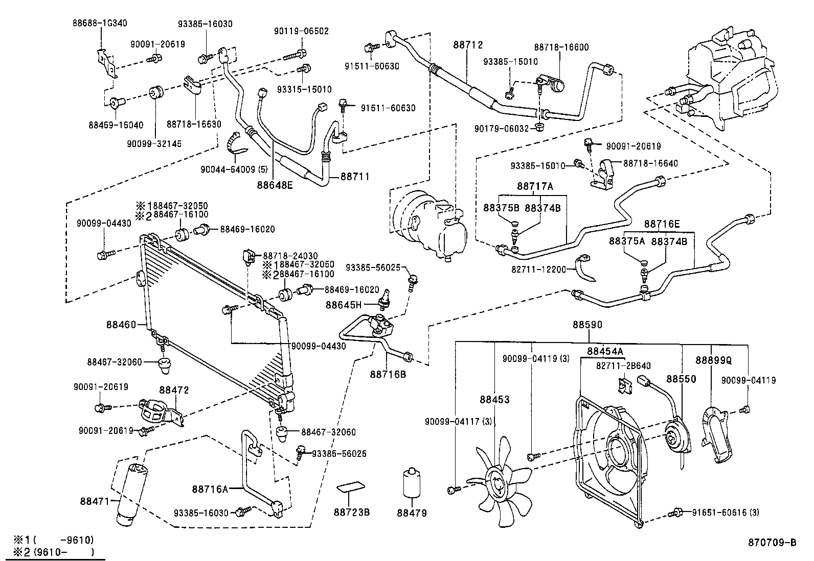 88590-16100 BLOWER ASSY, W/SHROUD product image