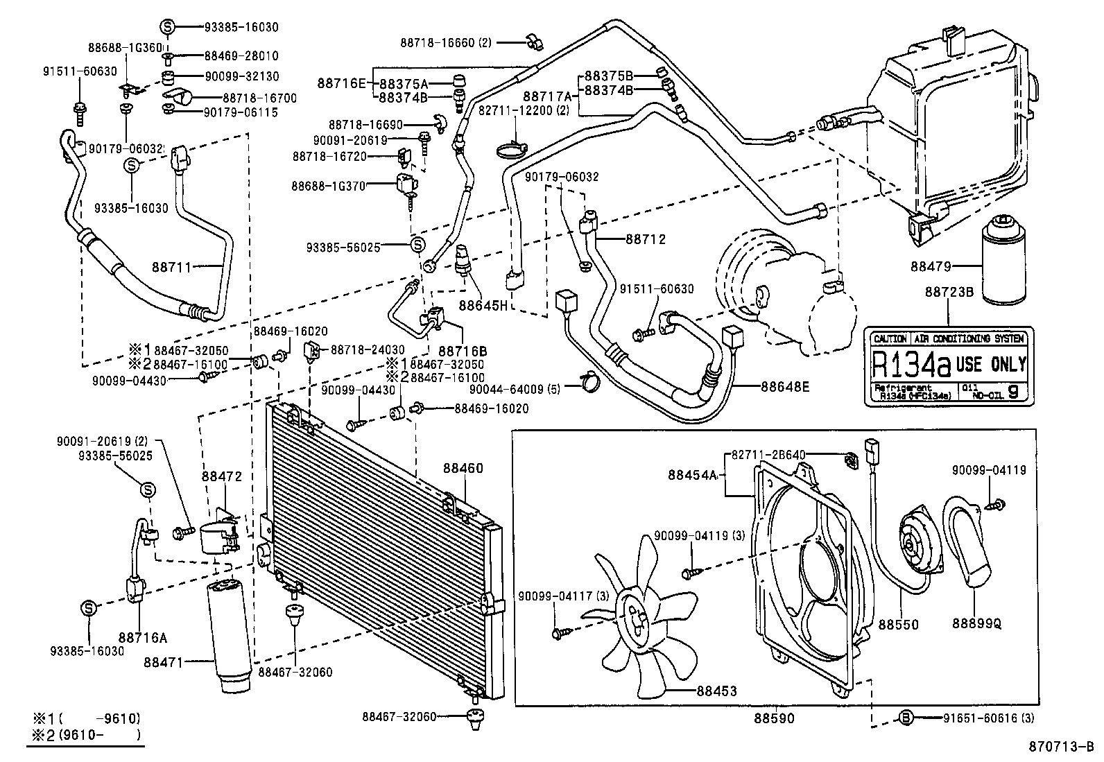 88717-16280 PIPE, COOLER REFRIGERANT SUCTION, A product image