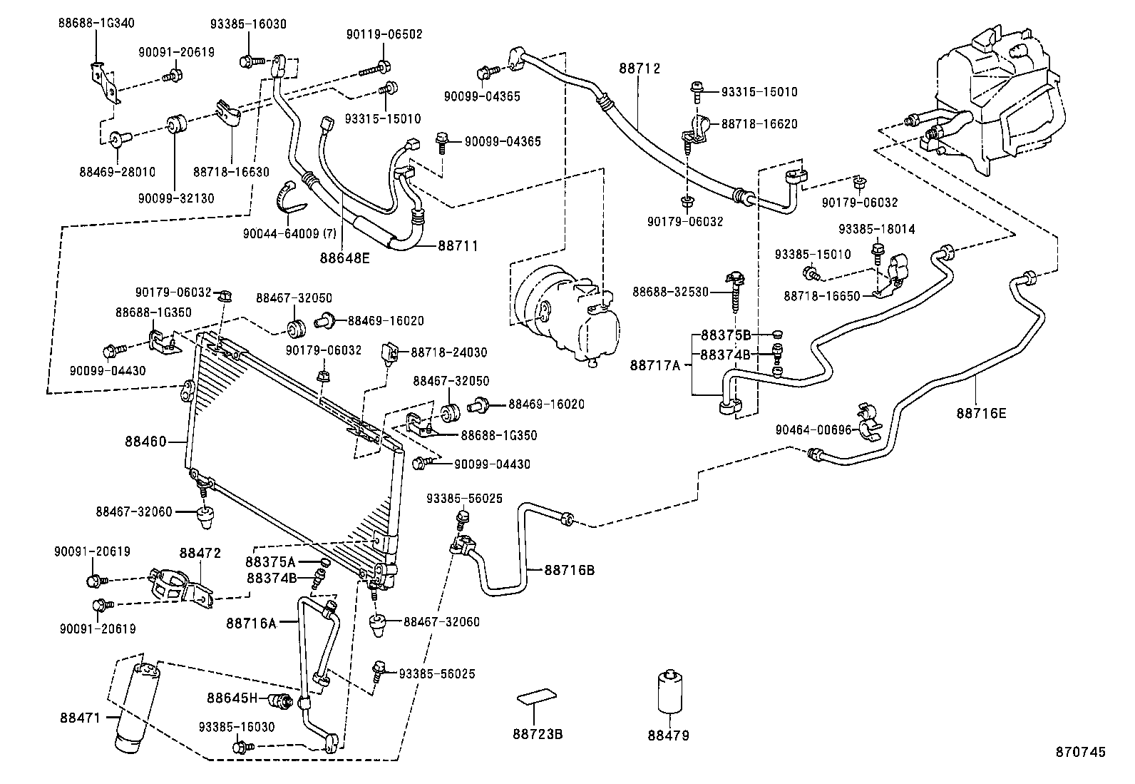 88648-16320 WIRING, COOLER product image