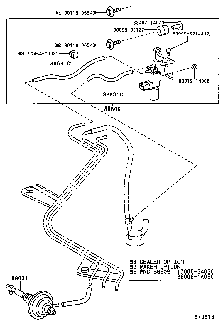 17600-64050 DEVICE SUB-ASSY, IDLE UP product image