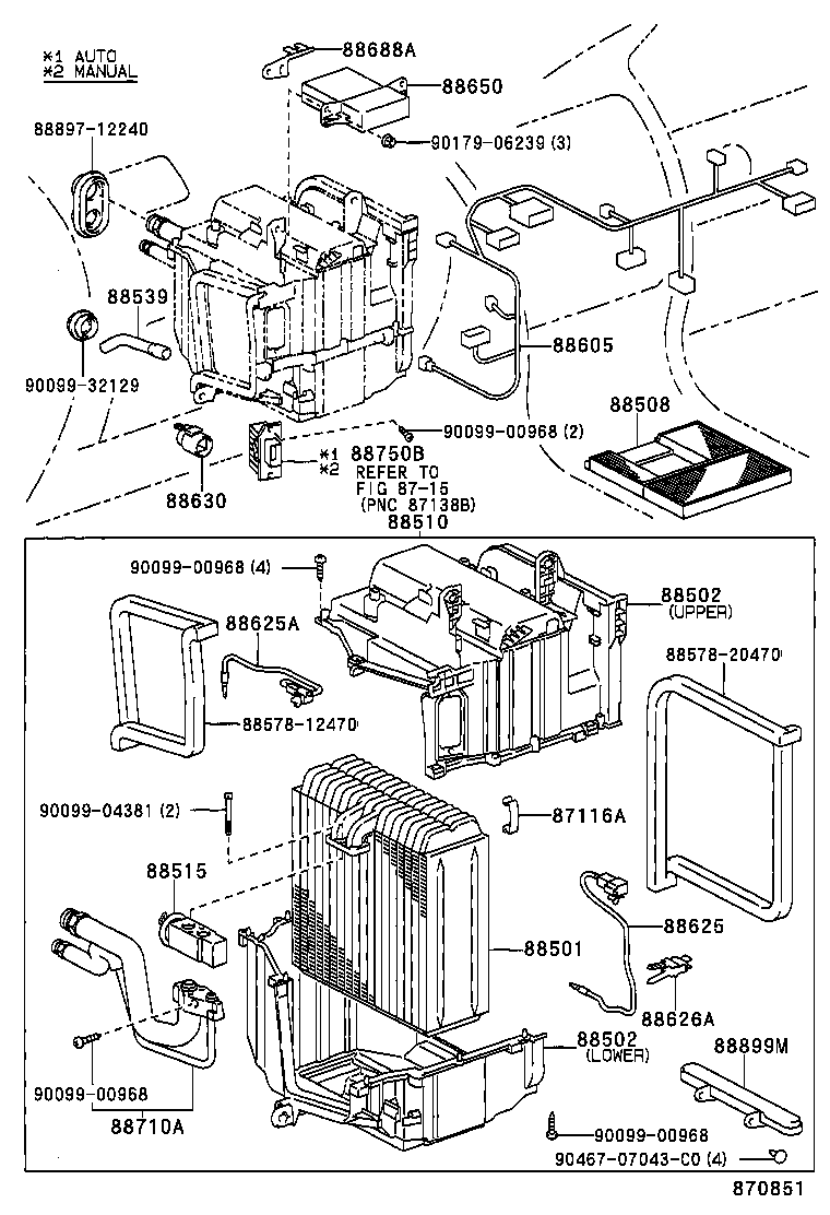 88510-12840 UNIT ASSY, COOLER product image