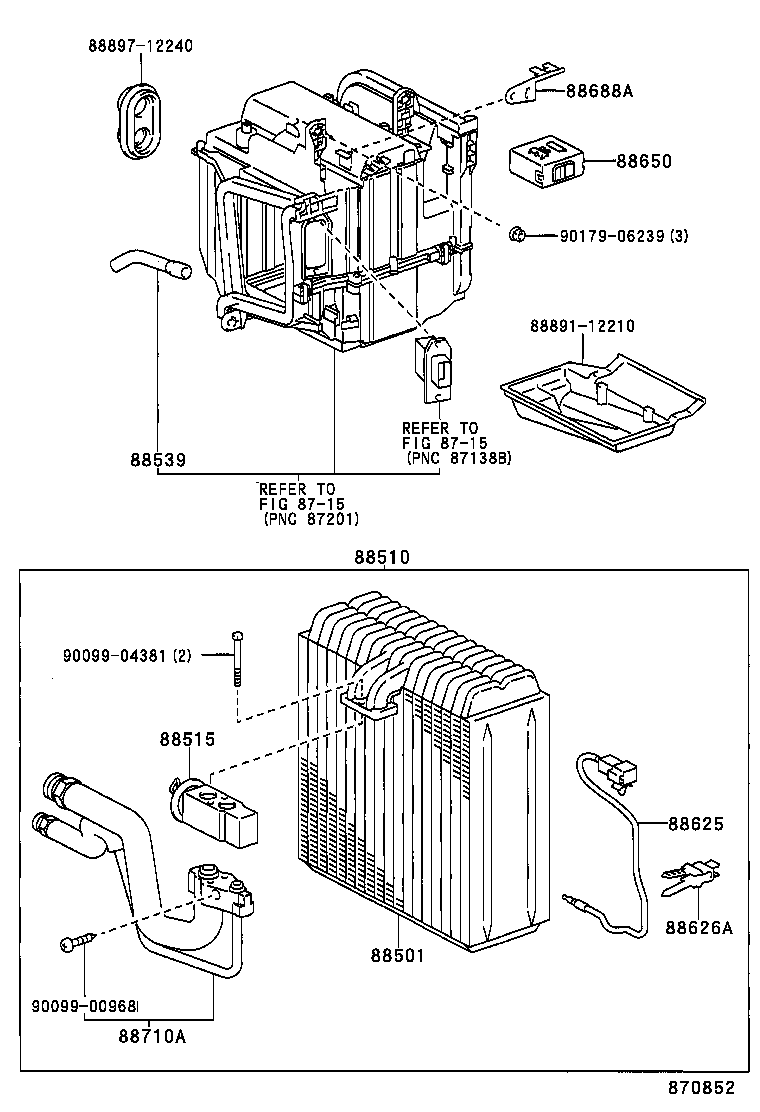 88510-12840 UNIT ASSY, COOLER product image