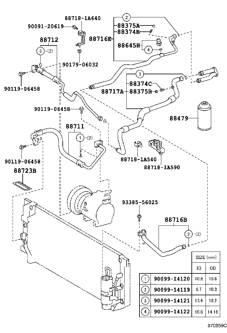 88375-30010 VALVE, SERVICE, NO.1 product image