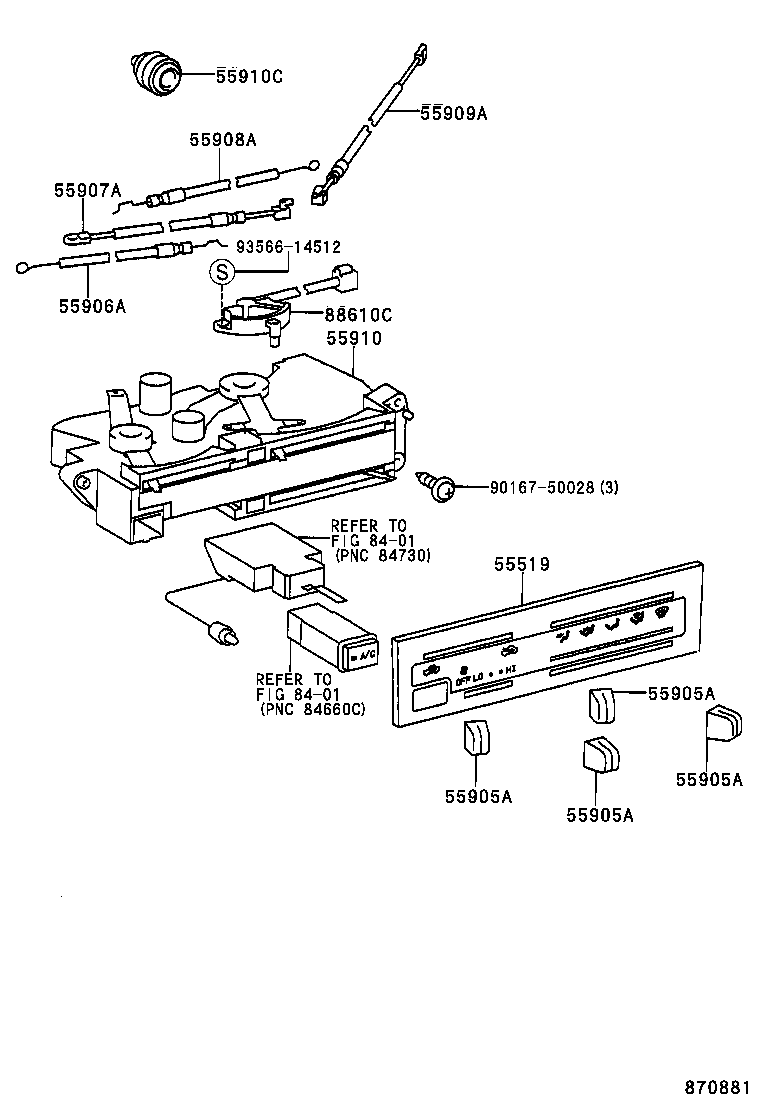 55835-04040 DUCT, HEATER TO REGISTER, CENTER product image