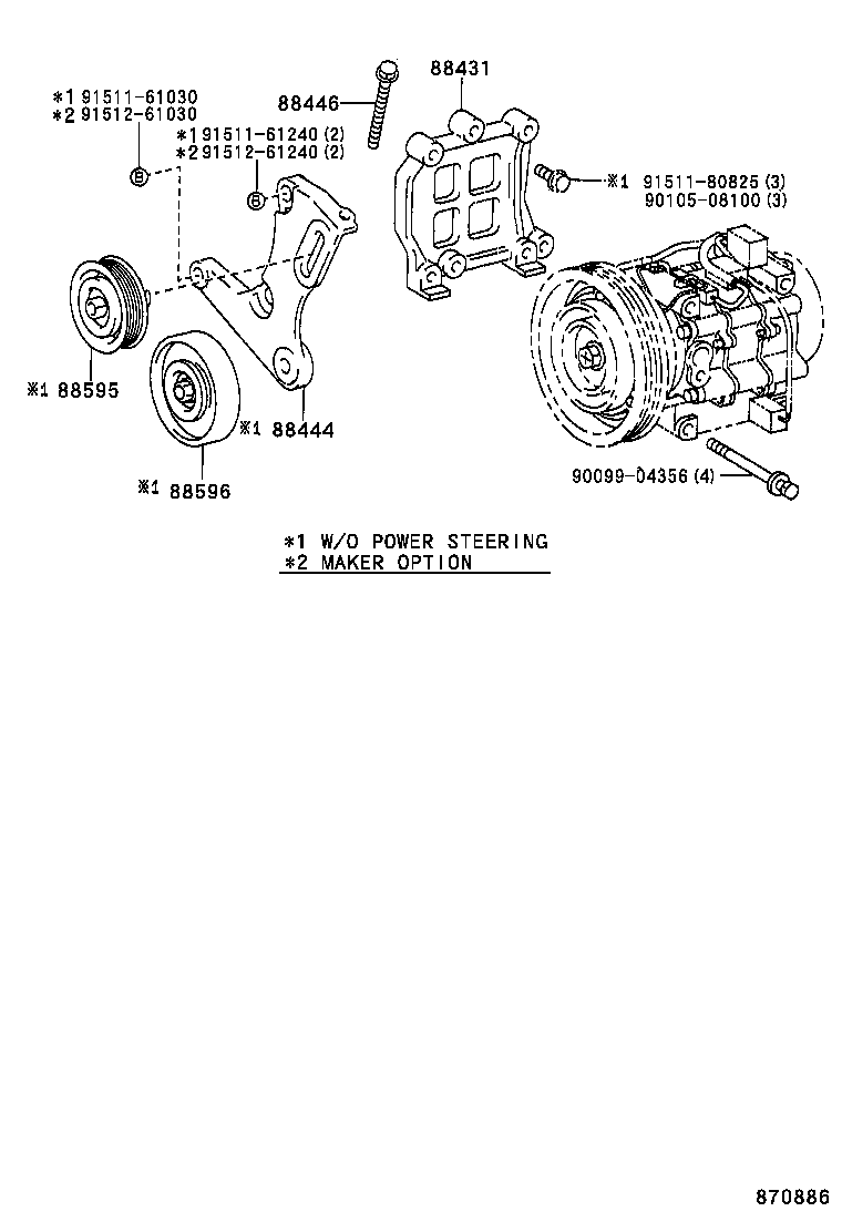 88309-12140 PUMP SUB-ASSY, COMPRESSOR product image