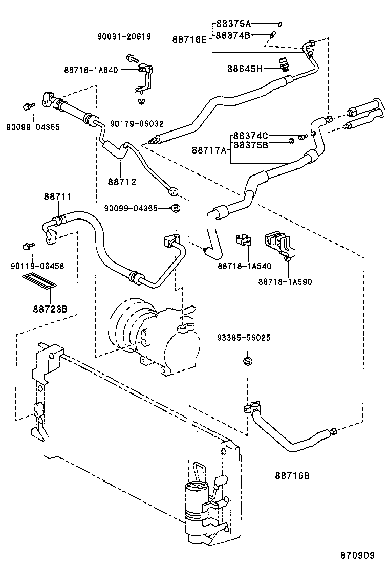 88706-12300 PIPE SUB-ASSY, LIQUID product image