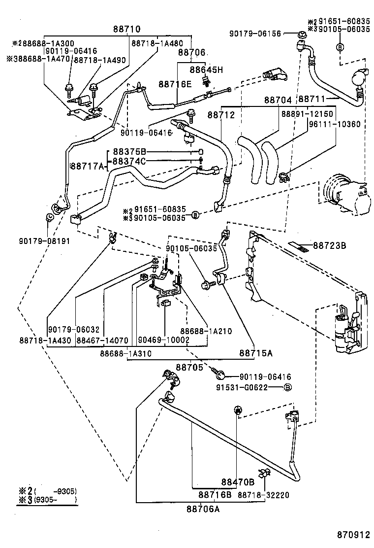 88706-12300 PIPE SUB-ASSY, LIQUID product image