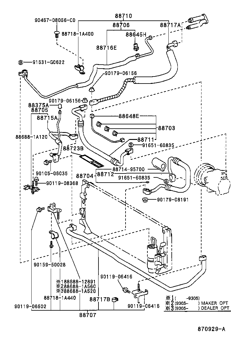 88706-12300 PIPE SUB-ASSY, LIQUID product image