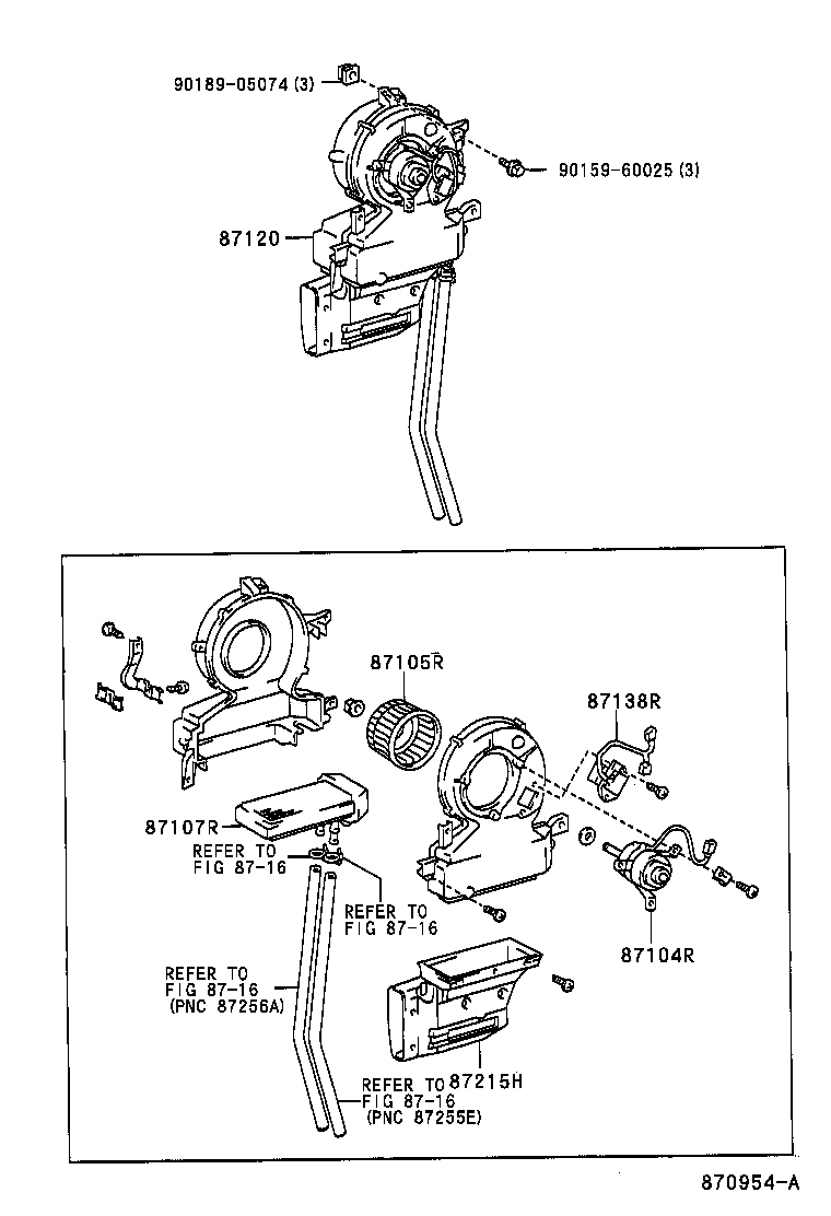 87150-26151 RADIATOR ASSY, HEATER product image