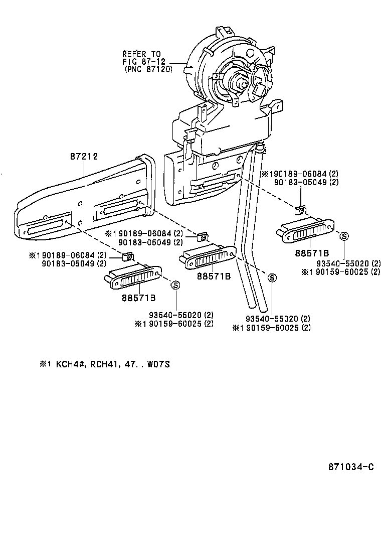 55902-26050 CONTROL SUB-ASSY, HEATER product image