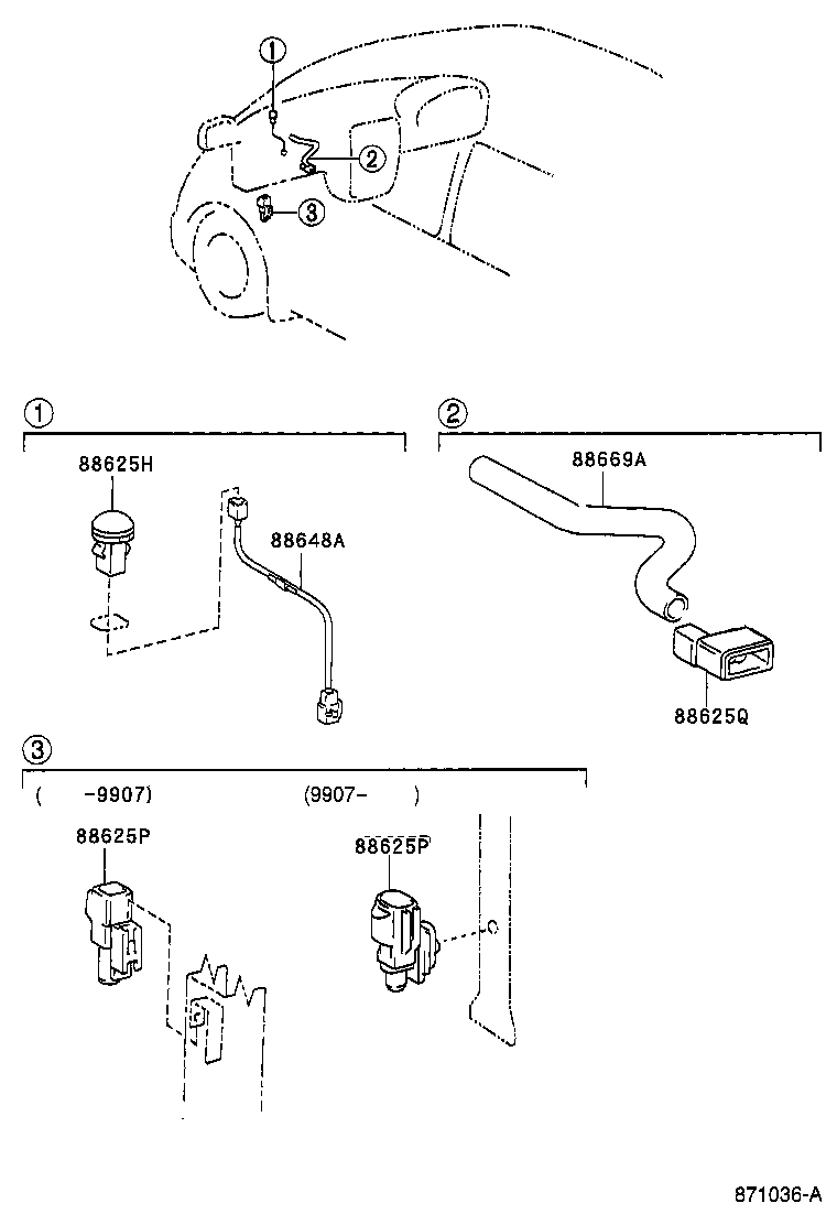 55902-26050 CONTROL SUB-ASSY, HEATER product image