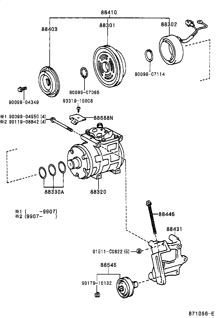 88320-26660 COMPRESSOR ASSY, COOLER product image
