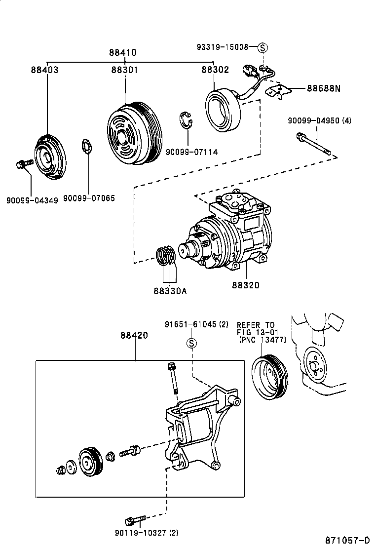 88320-26660 COMPRESSOR ASSY, COOLER product image