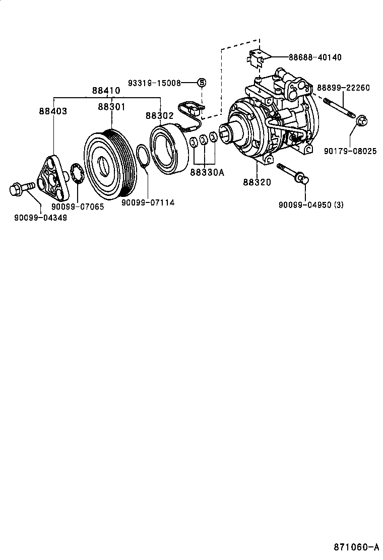 88371-32130 VALVE, SUCTION product image
