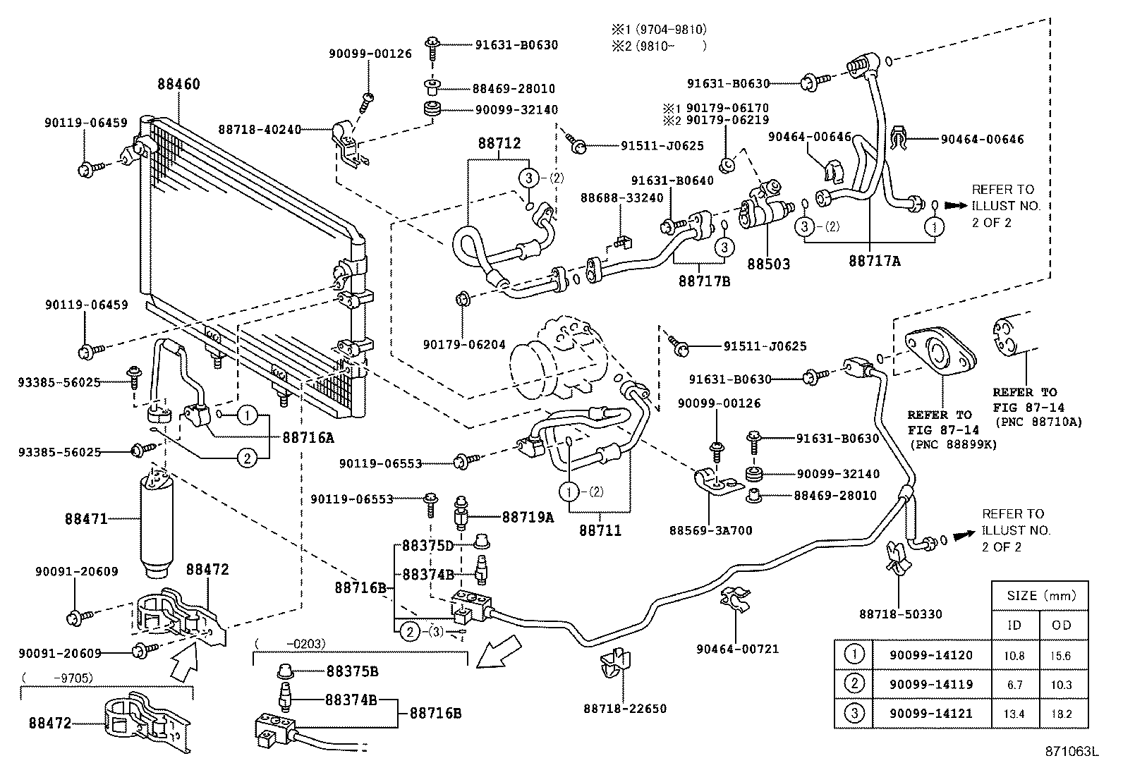 88460-40100 CONDENSER ASSY, COOLER product image