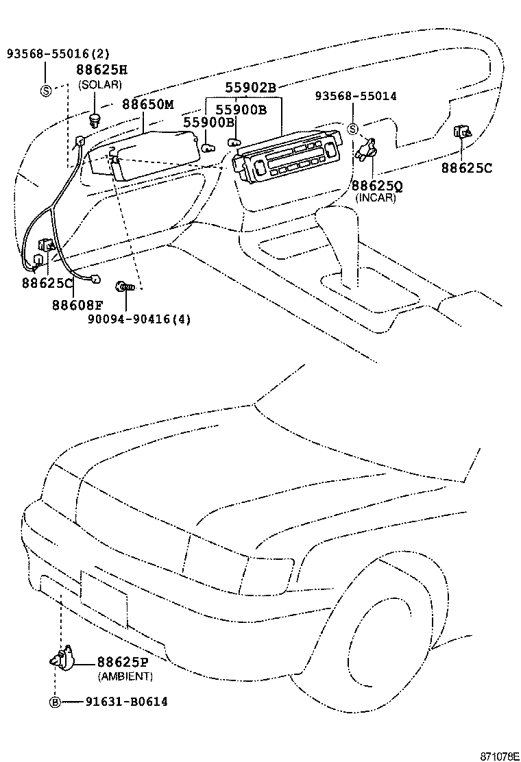 55844-40020 DUCT, HEATER TO REGISTER, NO.2 product image
