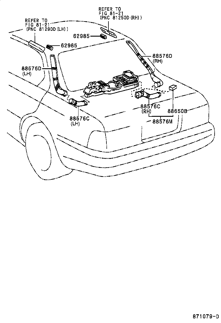 55844-40020 DUCT, HEATER TO REGISTER, NO.2 product image