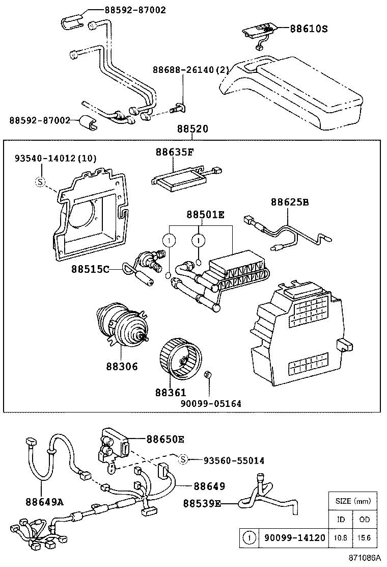 87138-26040 RESISTOR, BLOWER product image
