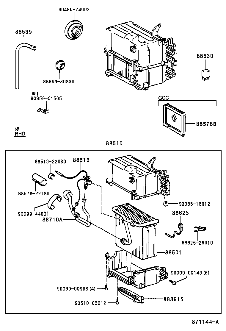 88515-30660 VALVE, COOLER EXPANSION product image