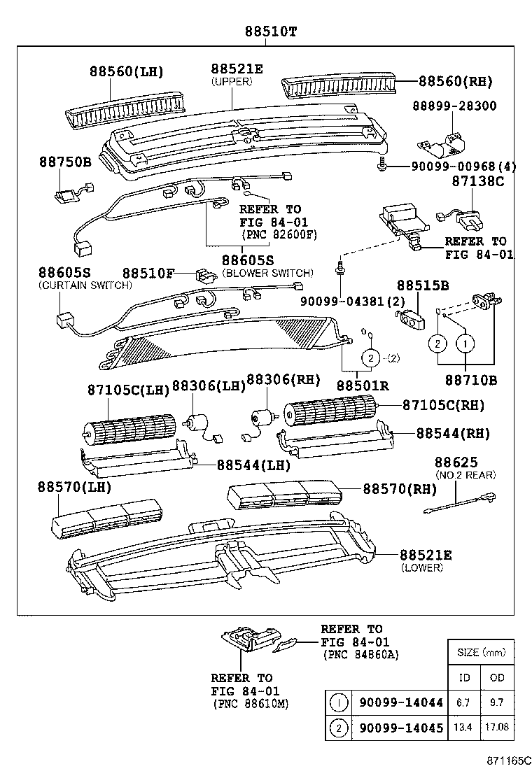 55908-28040 CABLE SUB-ASSY, AIR INLET DAMPER CONTROL product image