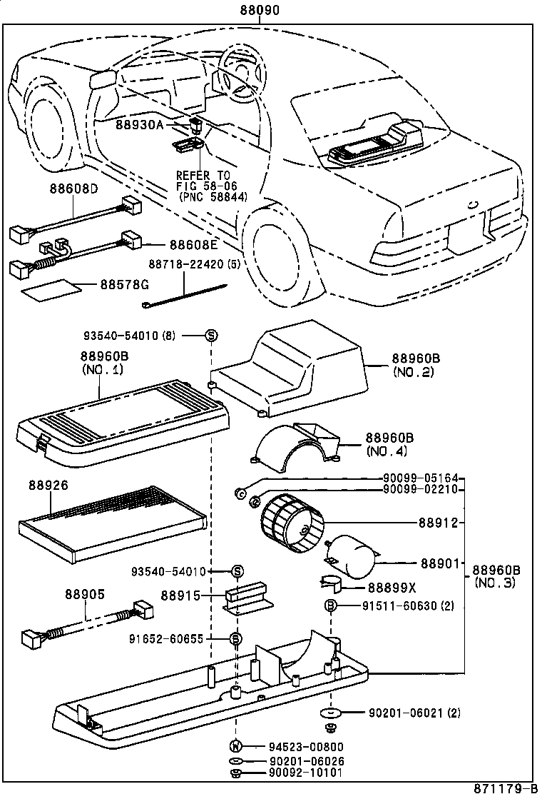 88899-43010 PLATE, AIR PURIFIER COVER product image