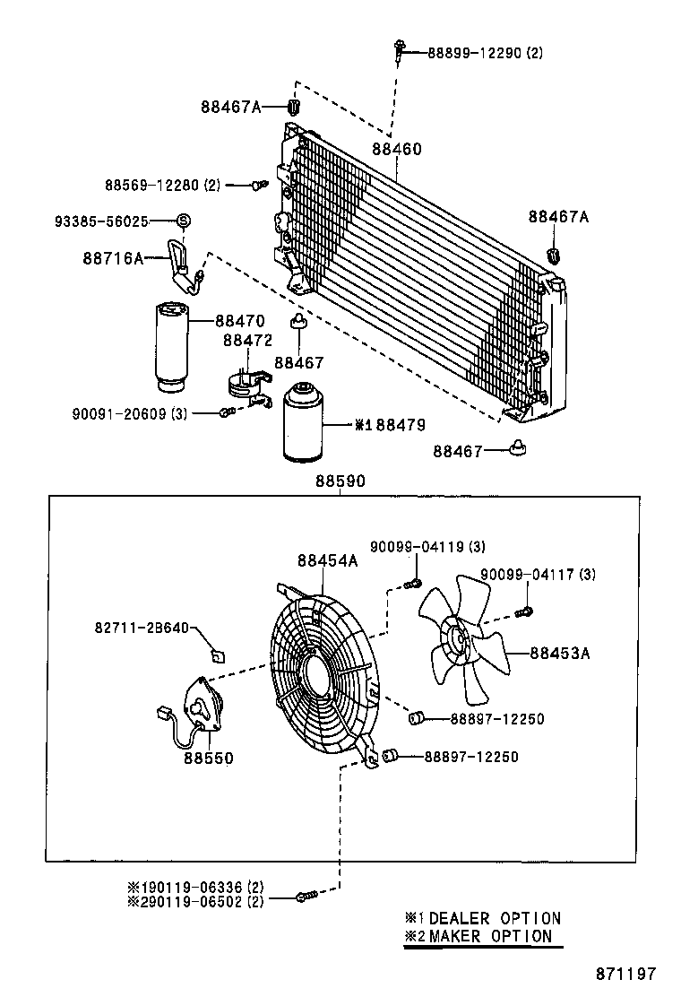 88454-12140 SHROUD, FAN product image