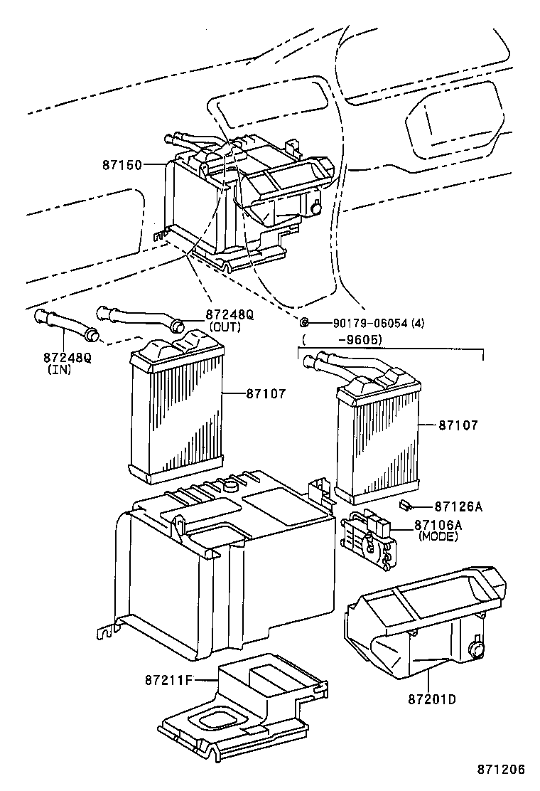 87150-1A032 RADIATOR ASSY, HEATER product image