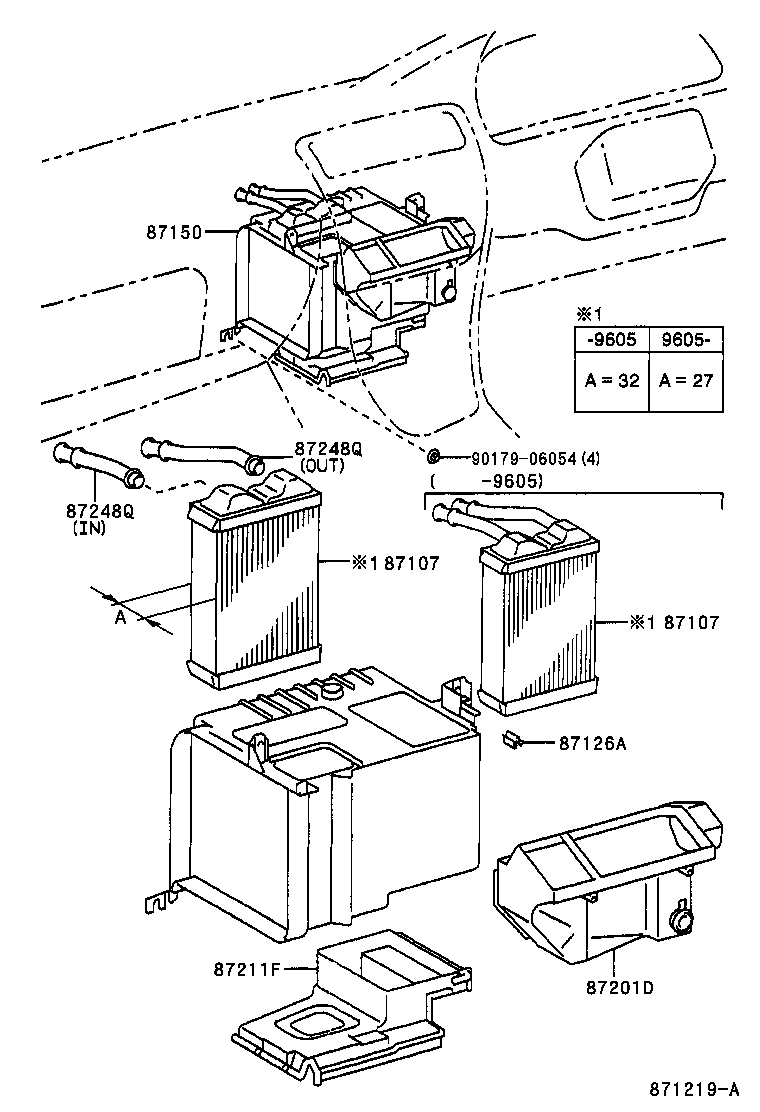 87103-12030 MOTOR SUB-ASSY, HEATER BLOWER, W/FAN product image