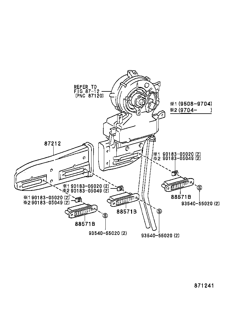55907-26050 CABLE SUB-ASSY, TEMPERATURE CONTROL product image
