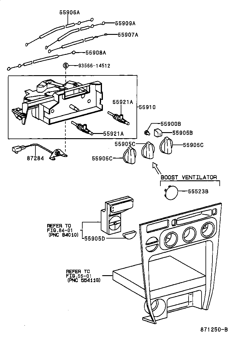 55844-12400 DUCT, HEATER TO REGISTER, NO.2 product image