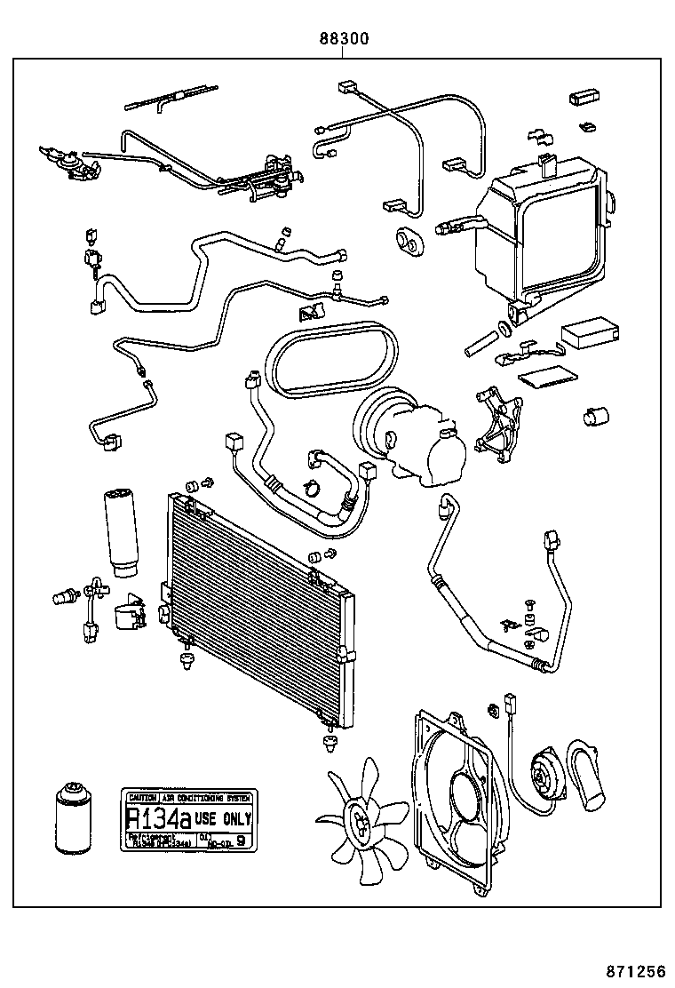 88300-46010 COOLER & ACCESSORY ASSY product image