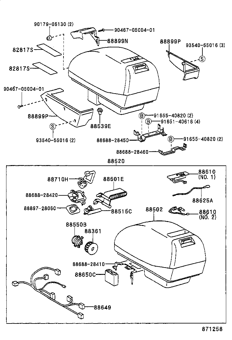 88515-28050 VALVE, REAR COOLING UNIT EXPANSION product image