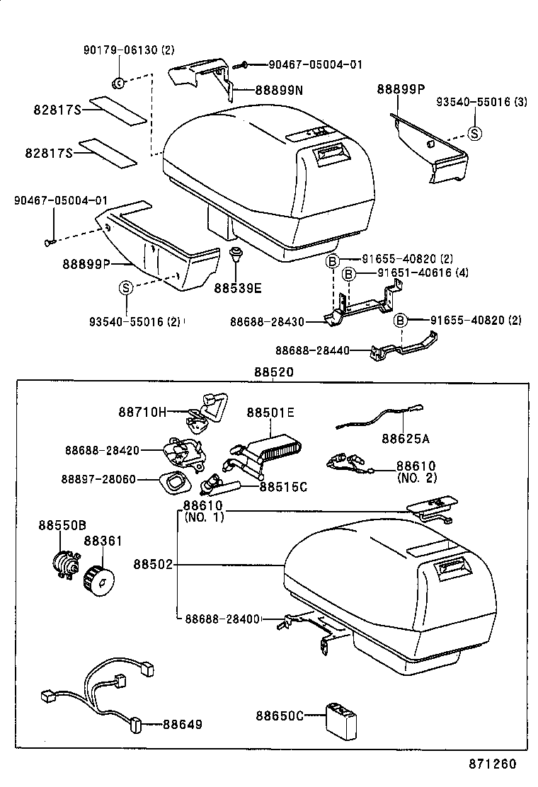 88515-28050 VALVE, REAR COOLING UNIT EXPANSION product image