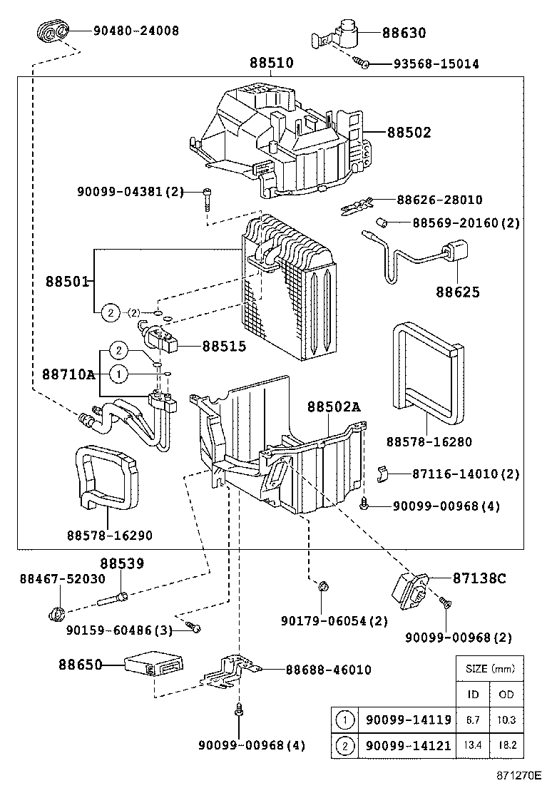 87138-46010 RESISTOR, BLOWER product image