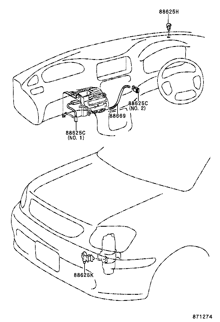 55844-46010 DUCT, HEATER TO REGISTER, NO.2 product image