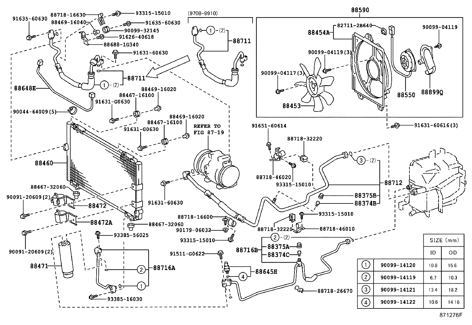 88472-46020 BRACKET, RECEIVER TANK, NO.2 product image