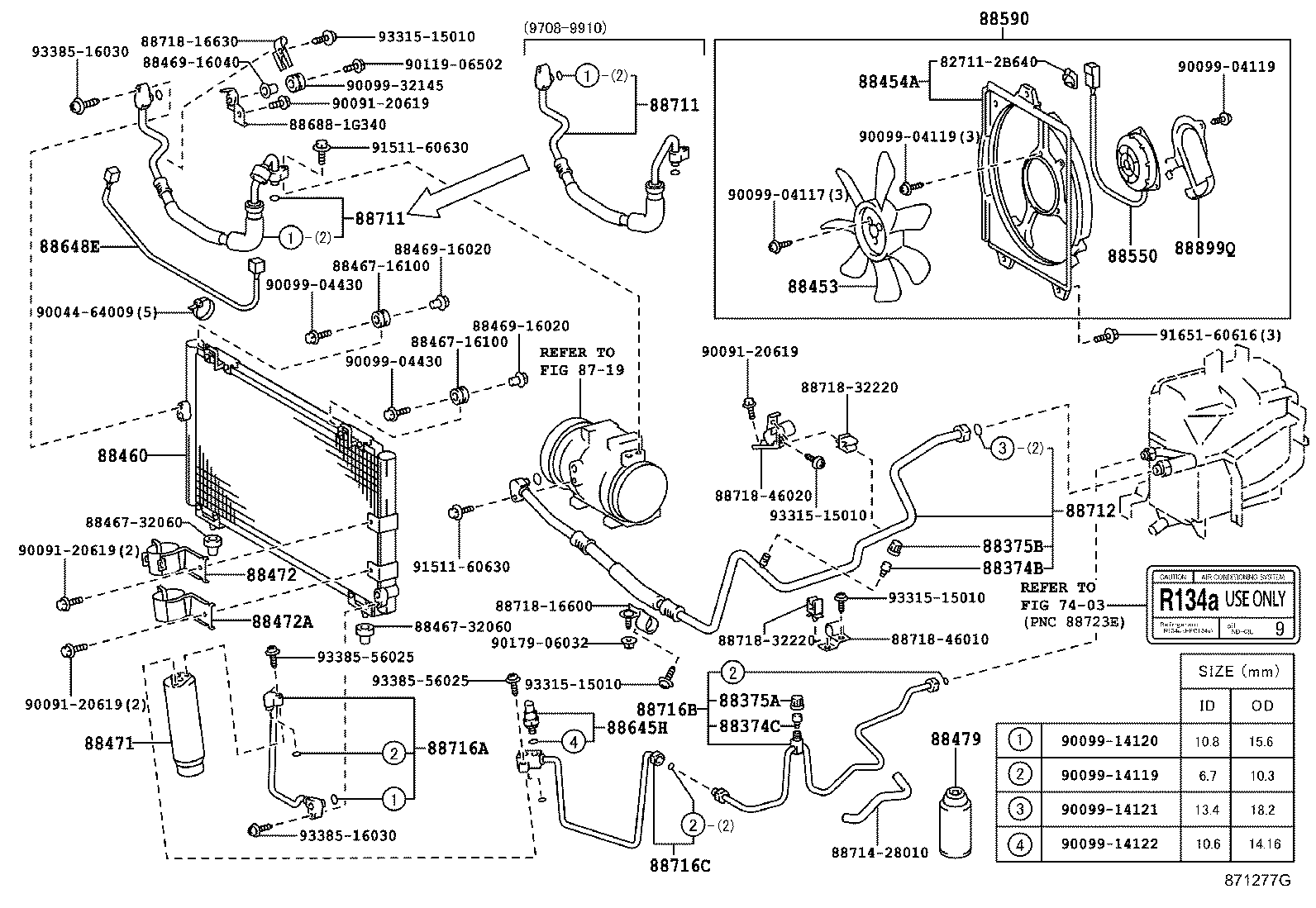 88472-46020 BRACKET, RECEIVER TANK, NO.2 product image