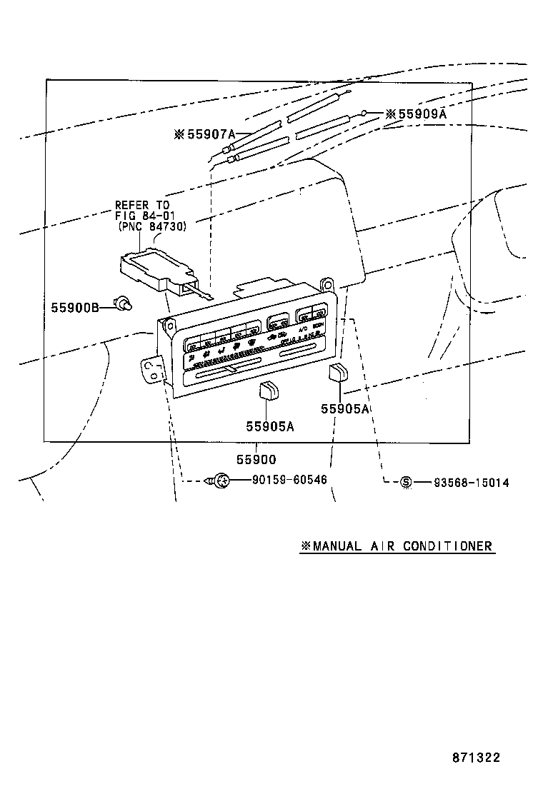 55844-12400 DUCT, HEATER TO REGISTER, NO.2 product image