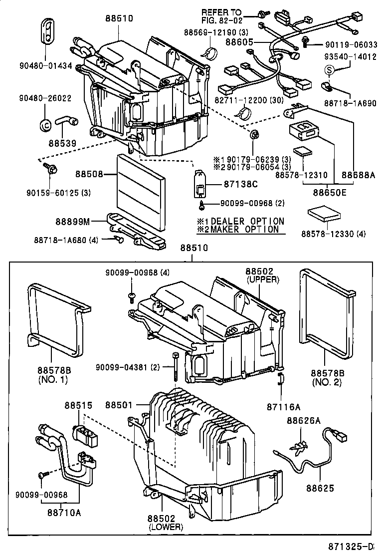 88508-02010 FILTER SUB-ASSY, CLEAN AIR product image