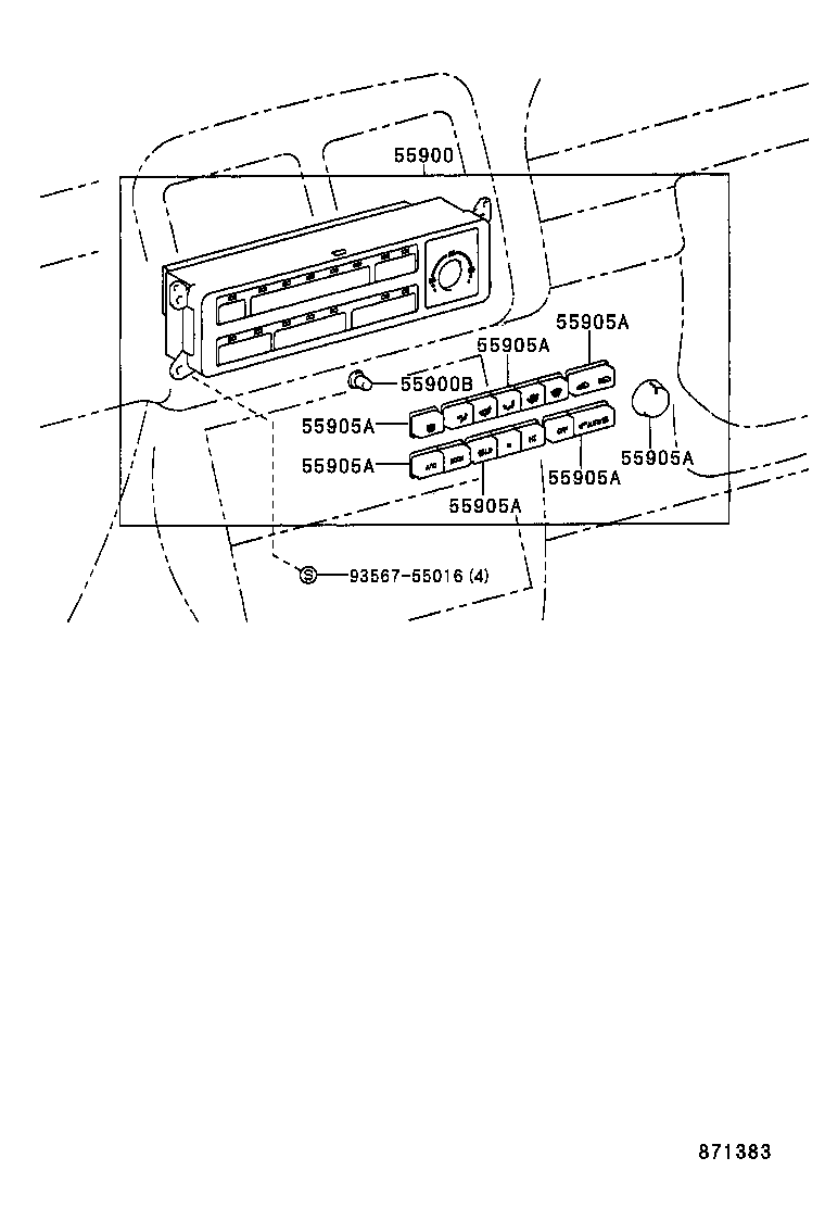 55086-32080 DUCT SUB-ASSY, HEATER TO REGISTER, NO.3 product image